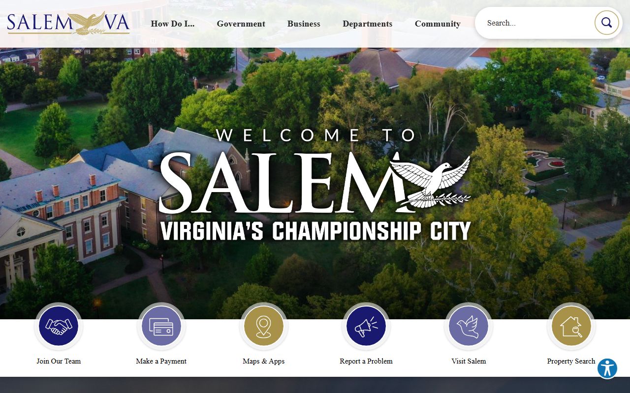 Salem city government website for bankruptcy and public records