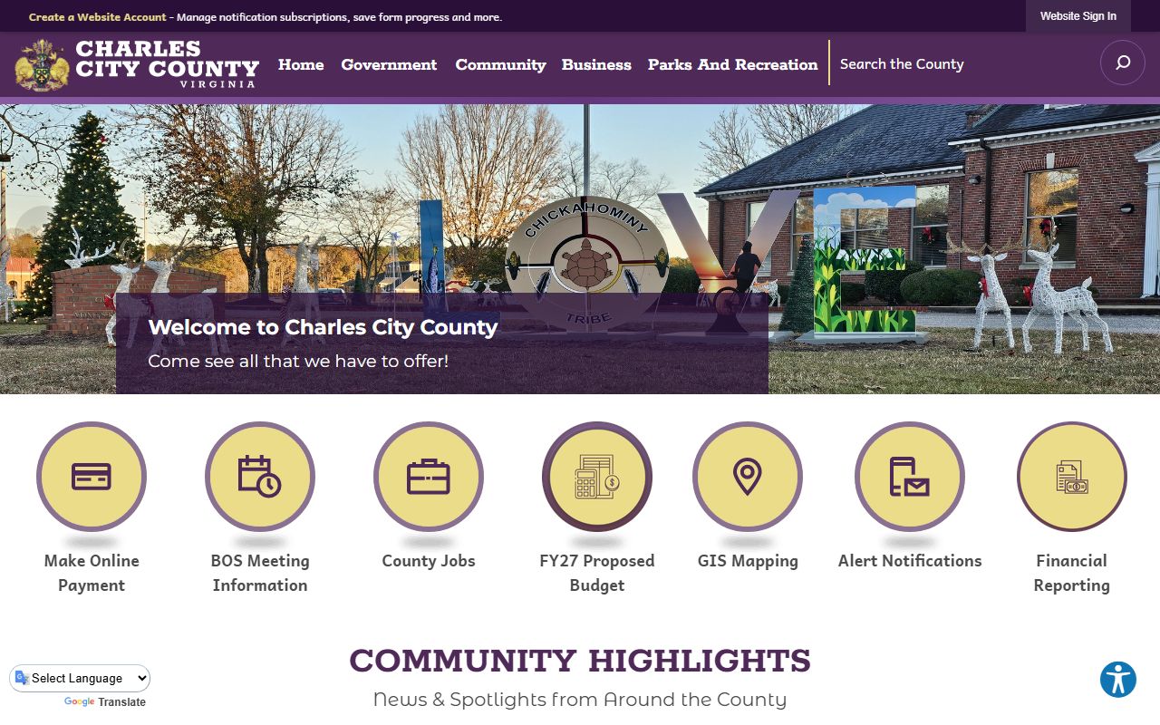 Charles City County Government - Bankruptcy Records