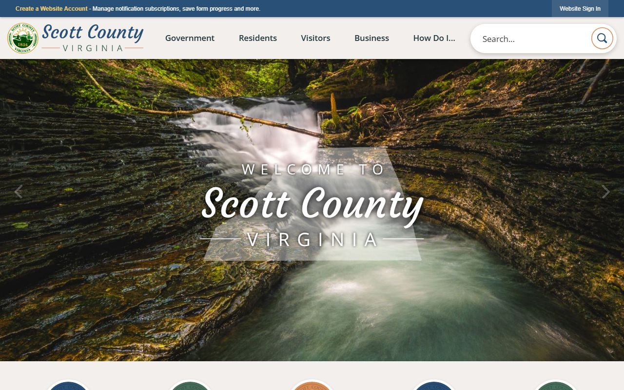 Scott County government website for bankruptcy records